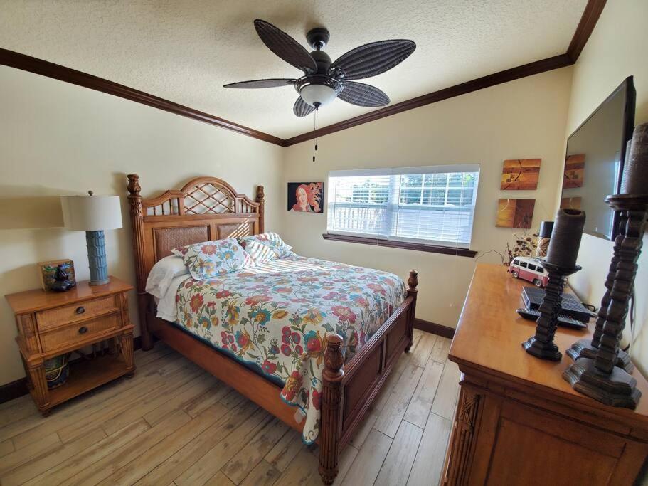 Hawaiian Cottage - Heated Pool Walk To The Beach Cocoa Beach Esterno foto